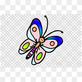 Colorful Butterflies Cartoon Png Clipart Monarch Butterfly - Fox Racing Logo, Transparent Png