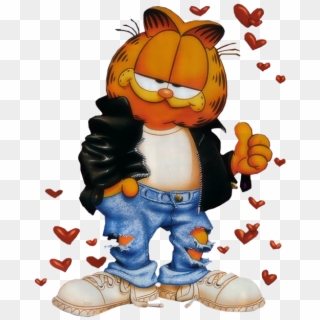 Garfield040 - Garfield Valentine, HD Png Download