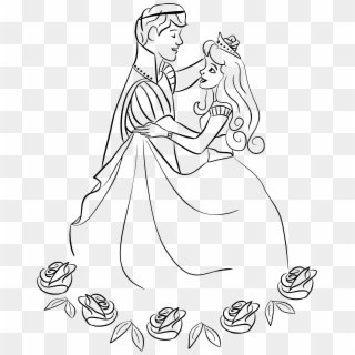 This Free Icons Png Design Of Princess And Prince Line, Transparent Png