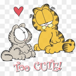Garfield Too Cute Women's T-shirt - Nermal Garfield Cat Shirt, HD Png Download