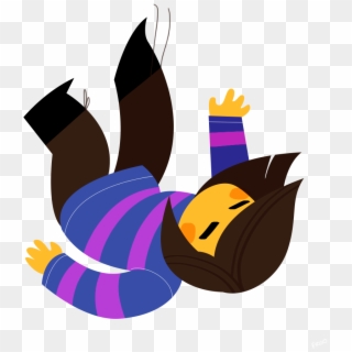 A Small Falling Frisk - Frisk Falling, HD Png Download
