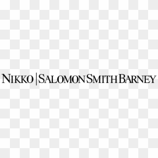 Nikko Salomon Smith Barney Logo Png Transparent - Parallel, Png Download