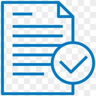 Document Check Icon - Document Icon Check Marks, HD Png Download