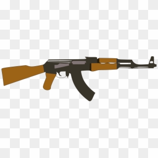 Ak-47 Rifle Automatic Firearm Weapon - Ak 47, HD Png Download