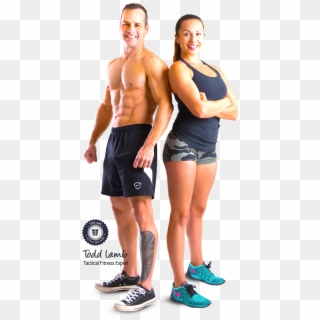 Men Amd Woman Body Png - Gym Trainer Image Png, Transparent Png