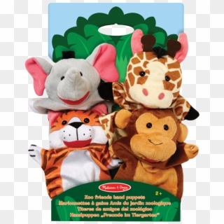 Puppet Hand Set Zoo Friends - Melissa And Doug Zoo Puppets, HD Png Download