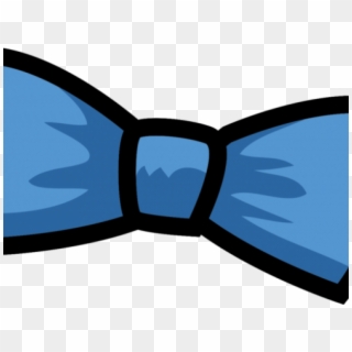 Drawn Bow Tie Hair Bow - Blue Bowtie Png, Transparent Png