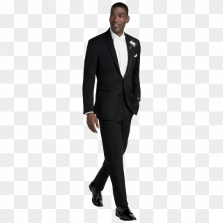 But It Doesn't Have To Be All Serious Add A Polka Dot - Png Black Male Suit, Transparent Png
