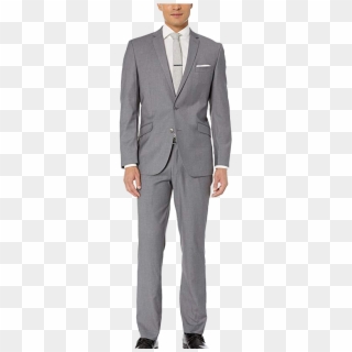 Slim Fit Medium Grey Suit By Kenneth Cole - Suit, HD Png Download
