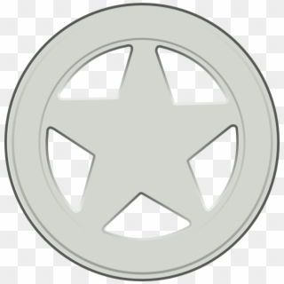 Art Download Paper Clip Emblem Presentation - Draw A Sheriff Badge, HD Png Download
