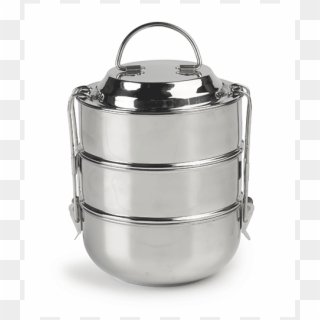 Raja 3-tier Tiffin - Stainless Steel Lunch Box Leak Proof India, HD Png Download