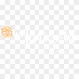 Marigold White Logo Png - Calligraphy, Transparent Png