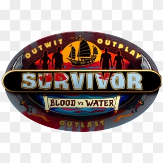 Survivor Blood Vs Water Logo - Survivor Logo Template, HD Png Download
