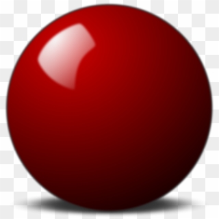Free Red Snooker Ball - Red Snooker Ball Png, Transparent Png