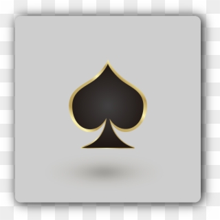 Royal Poker Spade Icon Diwali Coasters - Circle, HD Png Download