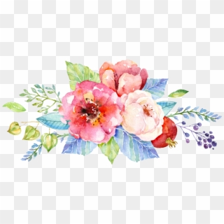 Free Png Download Watercolor Flower Background Design - Peony Watercolor Painting For Invitation, Transparent Png