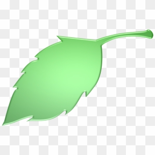 Green Leaves Clipart Long Leaf - Illustration, HD Png Download