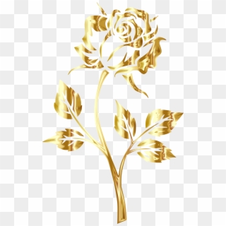 Image Rose No Background 1428 X 2234 21 - Gold Flowers Transparent Background, HD Png Download