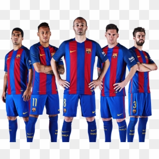 Fc Barcelona Team 2016 17, HD Png Download