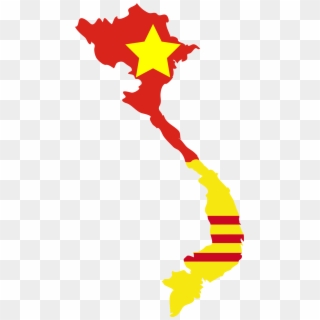 Thailand Flag Clipart Transparent Background - Vietnam Map, HD Png Download