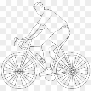 Cyclist - Road Bicycle, HD Png Download
