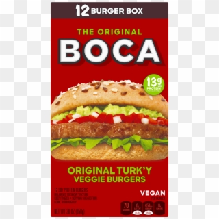 Boca Turkey Veggie Burger, HD Png Download