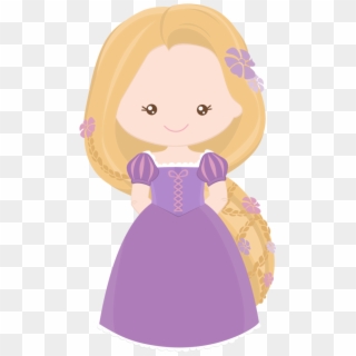 Baby Princess, Princess Party, Disney Princess, Tangled - Princesa Rapunzel Baby Png, Transparent Png