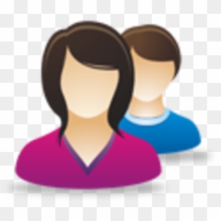 Female Male Users - Male Female User Icon, HD Png Download