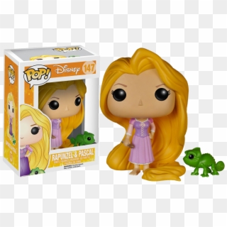 Tangled Pop Glam Shots - Rapunzel And Pascal Funko Pop, HD Png Download