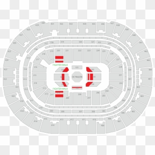 Ufc 214 Honda Center Seating Chart All - Circle, HD Png Download