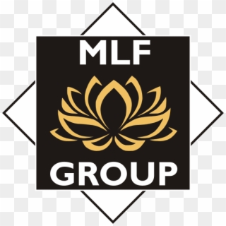 Mlf Group Icon Black - Gold Lotus Painting, HD Png Download