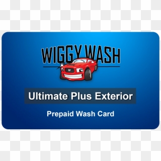 Car Wash Gift Card, Ultimate Plus Wash - Wiggy Wash, HD Png Download