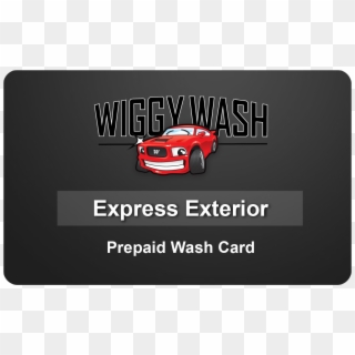 Express Car Wash Exterior Prepaid Card - Wiggy Wash, HD Png Download