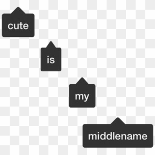Insta Cuteismymiddlename Cute My - Transparent Instagram Tag Png, Png Download