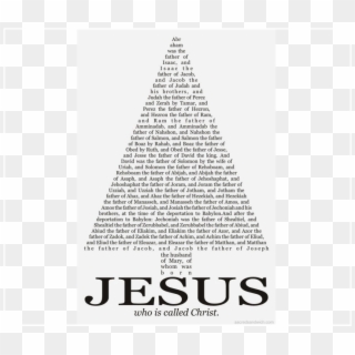 Jesus' Family Tree - Jesus Family Tree Matthew, HD Png Download