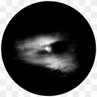 Overcast Night Sky - Circle, HD Png Download