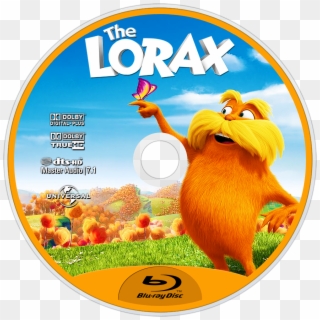 Seuss' The Lorax Bluray Disc Image - Lorax Happy, HD Png Download