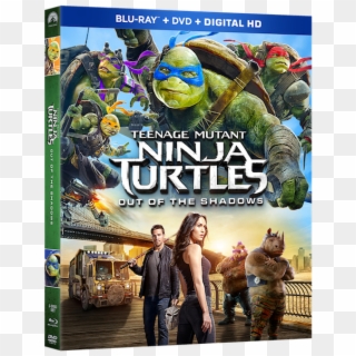 Teenage Mutant Ninja Turtles - Teenage Mutant Ninja Turtles Out Of The Shadows Dvd, HD Png Download