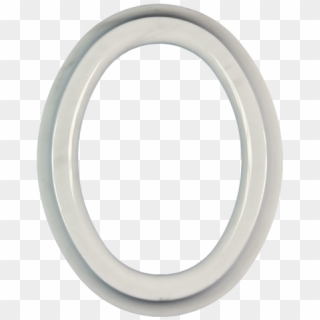 White Oval Frame Png - Circle, Transparent Png