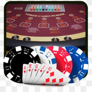 Three Card Poker - Coin Poker Png, Transparent Png