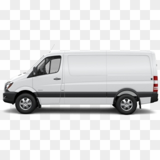 Arctic White - Mercedes Benz Sprinter 2018 Side, HD Png Download