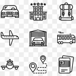 Travel - Manufacturing Icons, HD Png Download