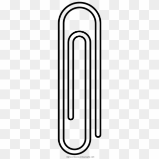 Paper Clip Coloring Page, HD Png Download