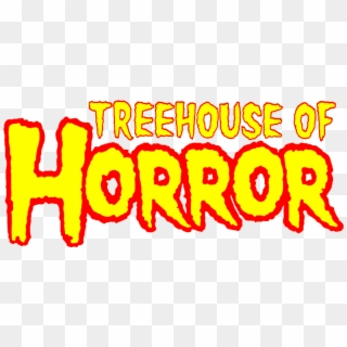 The Simpsons Treehouse Of Horror Logo - Simpsons Treehouse Of Horror Logo, HD Png Download