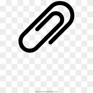 Paperclip Coloring Page, HD Png Download
