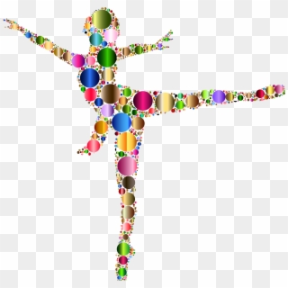 This Free Icons Png Design Of Colorful Ballet Dancer, Transparent Png