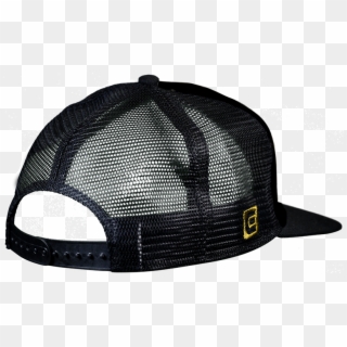 Snapback Trucker Hat Black/gold - Baseball Cap, HD Png Download