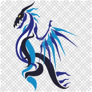 Blue Flame Dragon Png Clipart Dragon Clip Art - Fire Blue Flame Blue Dragon, Transparent Png
