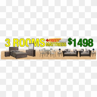 3 Room Package Banner With 5500 Grey Brs - Chair, HD Png Download