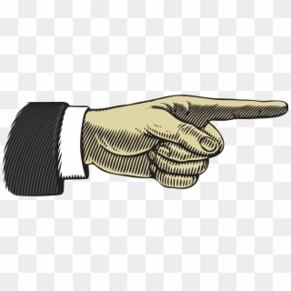 Hand Pointing At You Png Pointing Hand - Pointing Finger Left And Right, Transparent Png